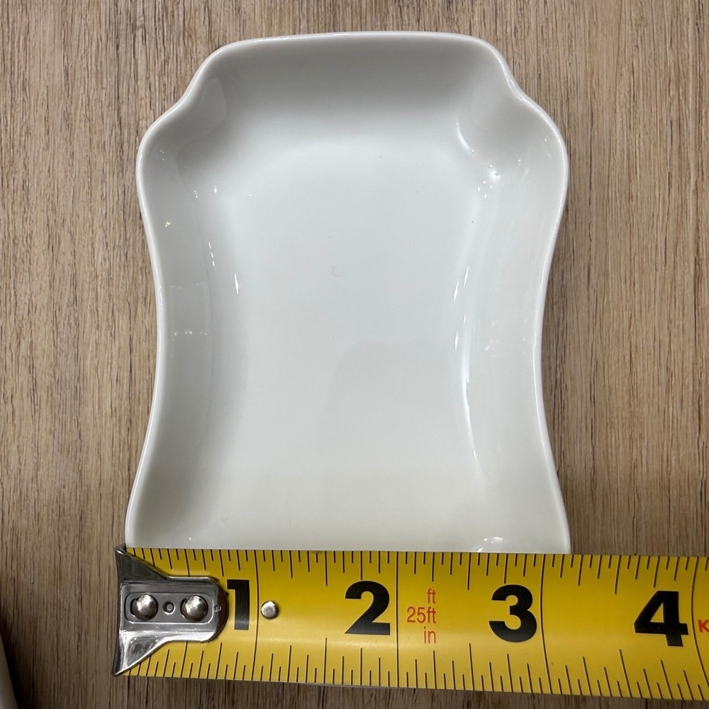 Pillivuyt Culinaire White Appetizer Dessert Sauce Plates 5 Jacques Discontinued - Picture 4 of 7
